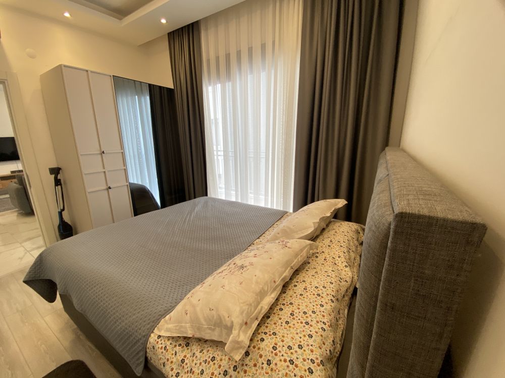 Fenercioğlu Towers 500 м до моря. 1 + 1 Полностью меблированная квартира для продажи