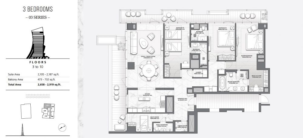 Роскошные апартаменты Pagani с полной меблировкой на продажу в Business Bay, Дубай