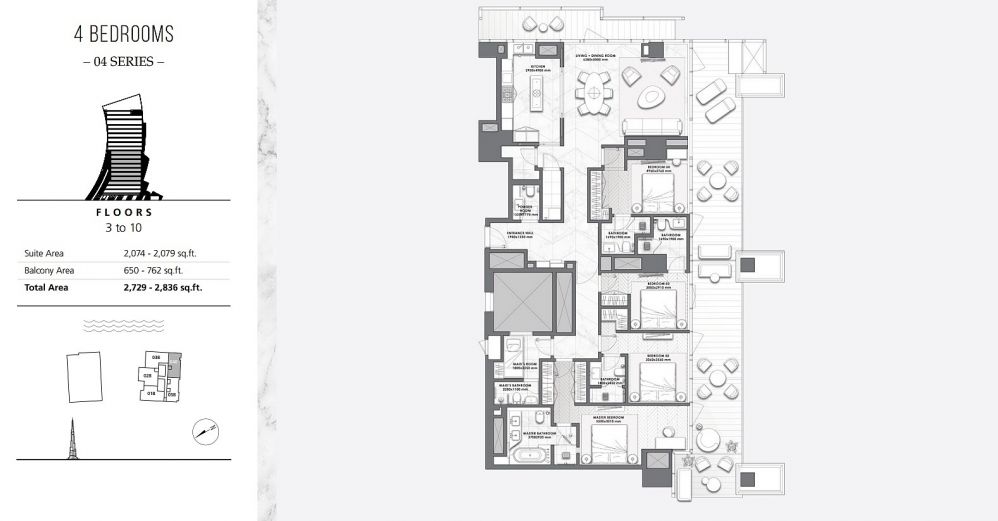 Роскошные апартаменты Pagani с полной меблировкой на продажу в Business Bay, Дубай