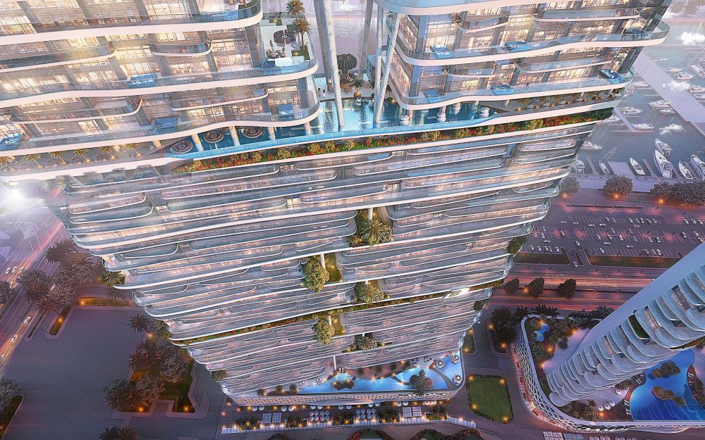 Роскошные апартаменты на продажу в Dubai Harbour – Стиль Cavalli