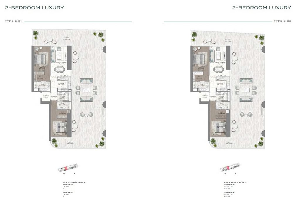 Роскошные апартаменты на продажу в Dubai Harbour – Стиль Cavalli