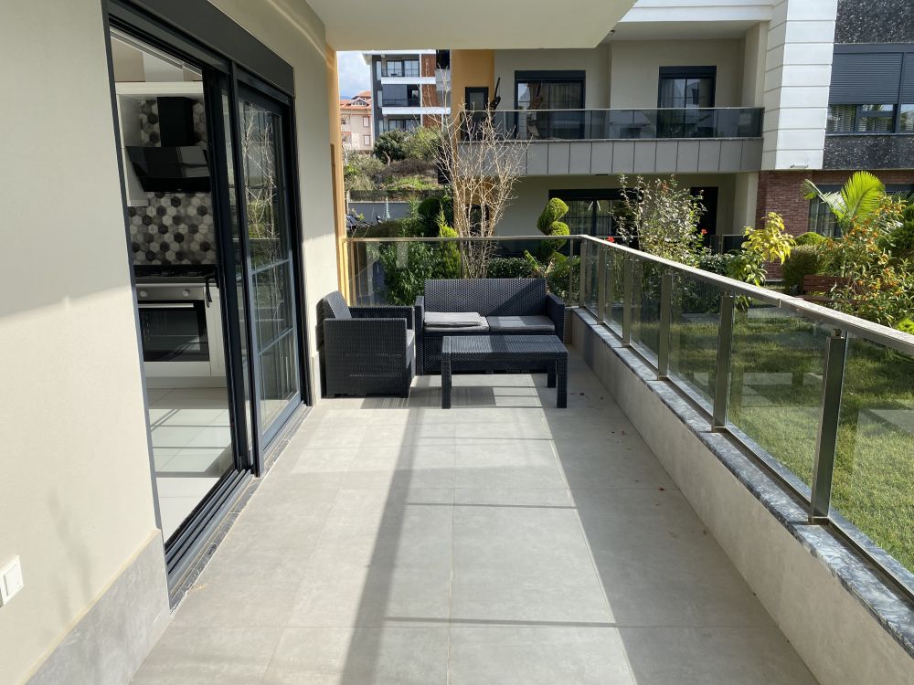 Дуплекс Kavi Home с садом 2+ 1 и отдельной кухней, подходящей для проживания