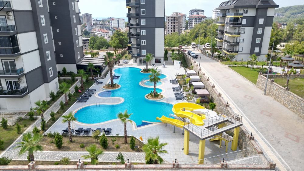 Роскошная квартира 1+1 в Алании Авсаллар – с видом на море | Elka Homes