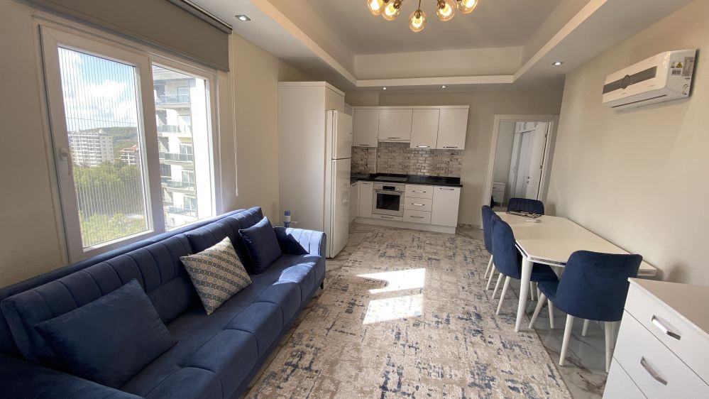 Роскошная квартира 1+1 в Алании Авсаллар – с видом на море | Elka Homes