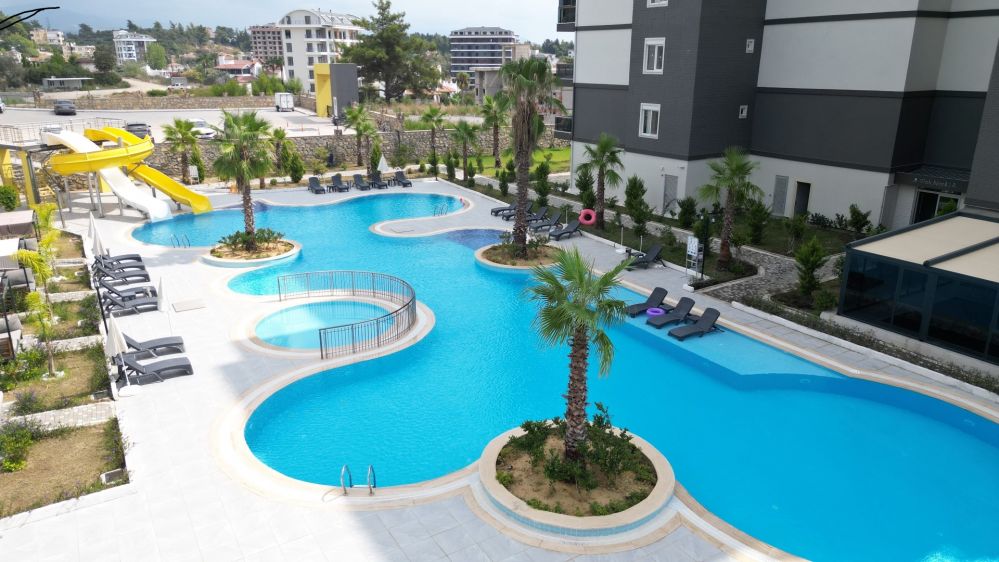 Роскошная квартира 1+1 в Алании Авсаллар – с видом на море | Elka Homes