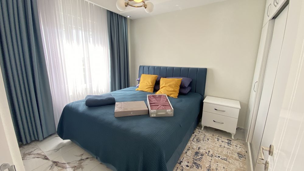 Роскошная квартира 1+1 в Алании Авсаллар – с видом на море | Elka Homes