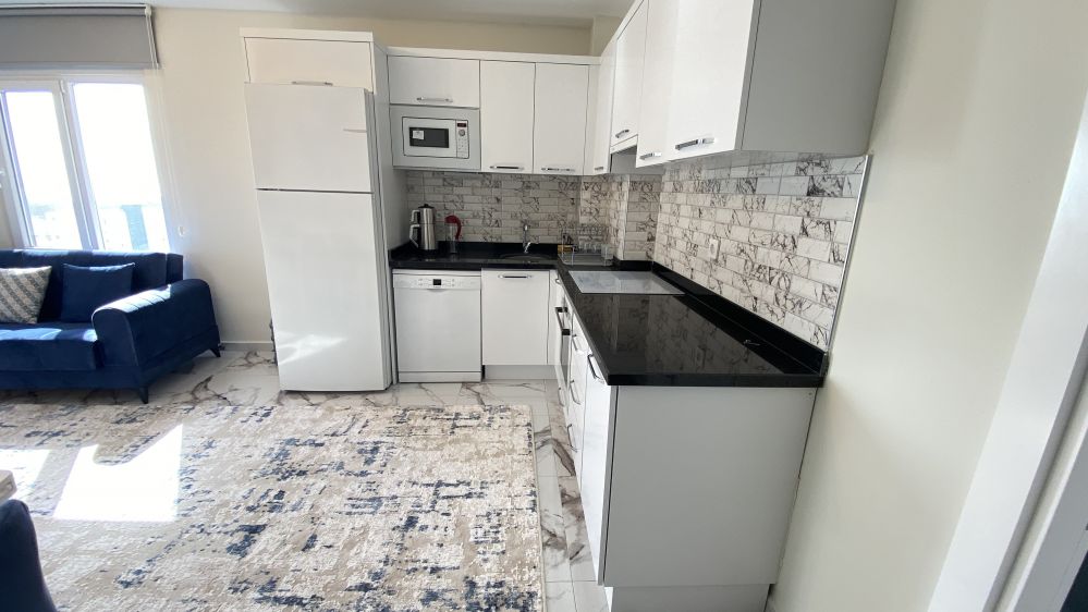 Роскошная квартира 1+1 в Алании Авсаллар – с видом на море | Elka Homes