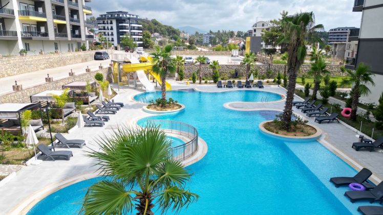 Alanya Avsallar Satılık Daire – Lüks 1+1 Deniz Manzaralı | Elka Homes