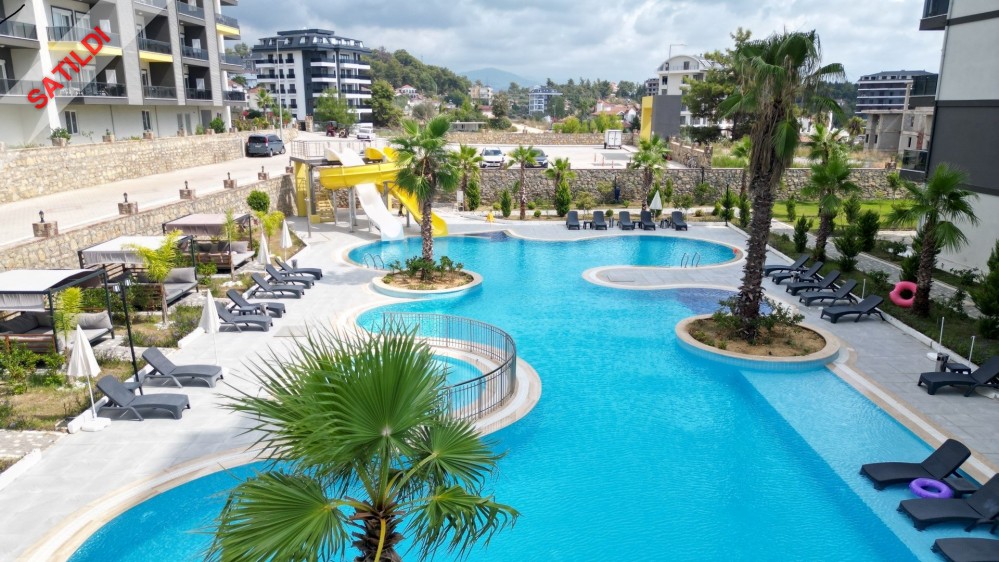 Alanya Avsallar Luxury Apartment – Modern 1+1 with Sea View