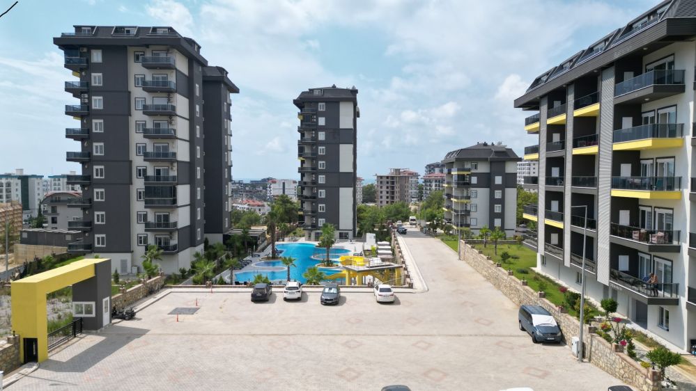 Роскошная квартира 1+1 в Алании Авсаллар – с видом на море | Elka Homes