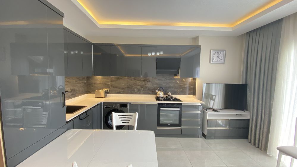 Alanya Mahmutlar’da Deniz Manzaralı Satılık Modern 1+1 Daire – Foa Hills