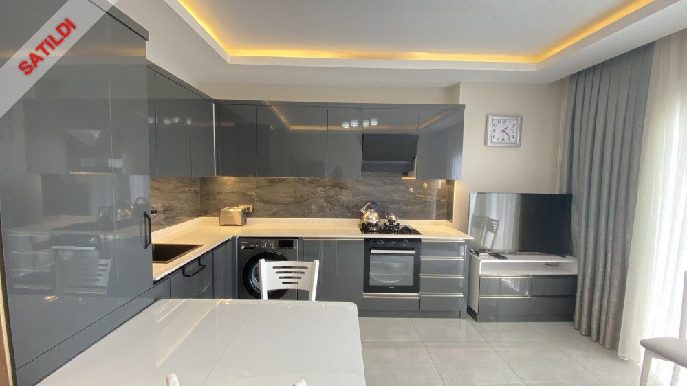 Sea View Furnished 1+1 Apartment for Sale in Alanya Mahmutlar – FOA HILLS