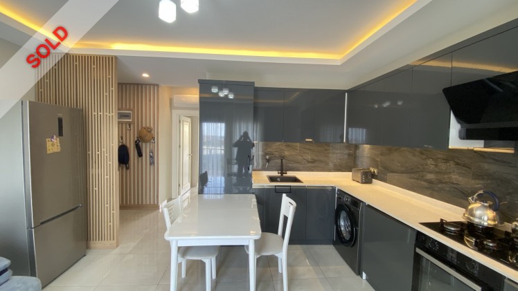 Sea View Furnished 1+1 Apartment for Sale in Alanya Mahmutlar – FOA HILLS
