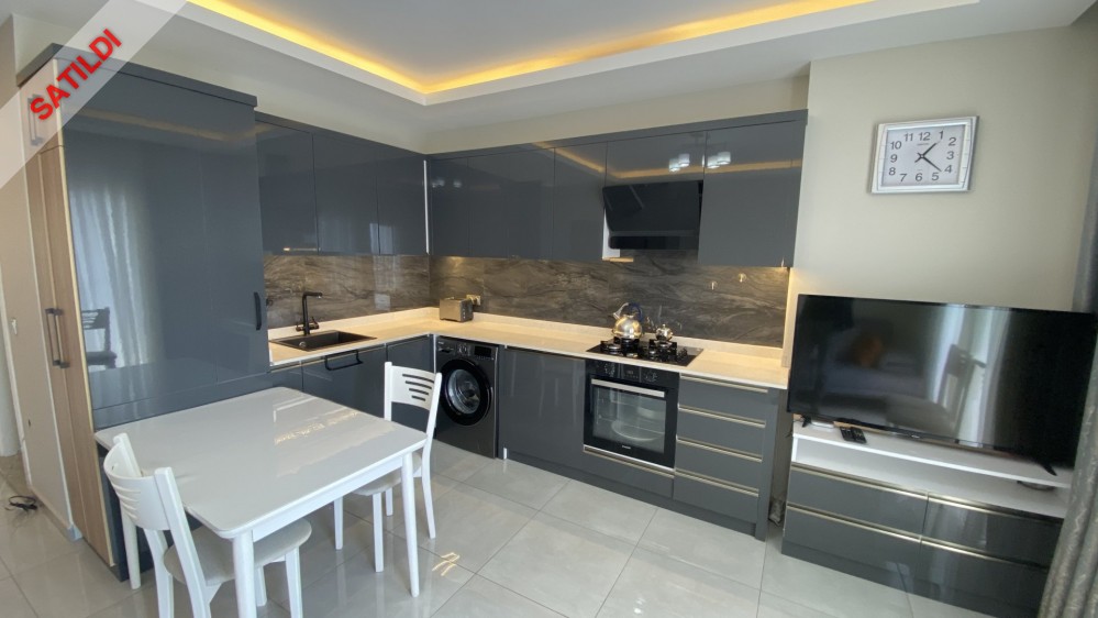 Sea View Furnished 1+1 Apartment for Sale in Alanya Mahmutlar – FOA HILLS