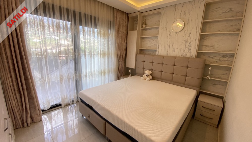 Sea View Furnished 1+1 Apartment for Sale in Alanya Mahmutlar – FOA HILLS