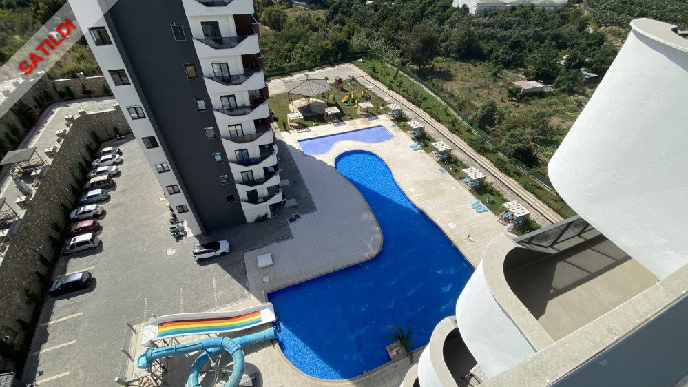 Sea View Furnished 1+1 Apartment for Sale in Alanya Mahmutlar – FOA HILLS
