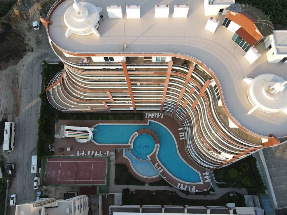 Роскошный дуплекс 3+1 с отдельной кухней в Lumos Residence, Махмутлар Аланья
