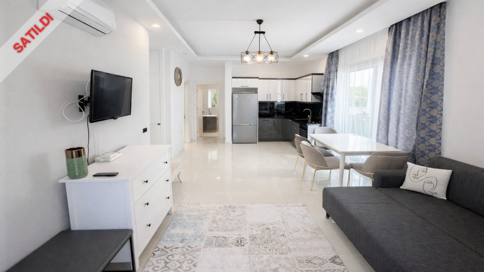 Furnished Luxury 1+1 Apartment for Sale in Mahmutlar, Alanya – Ideal for Investment