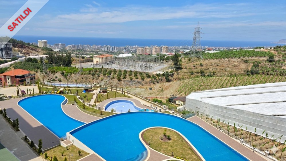 Sea View 2+1 Apartment for Sale in Alanya Mahmutlar | Exodus Resort Comfort City