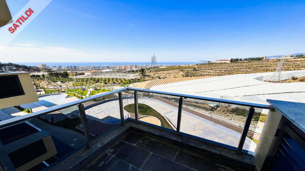Sea View 2+1 Apartment for Sale in Alanya Mahmutlar | Exodus Resort Comfort City