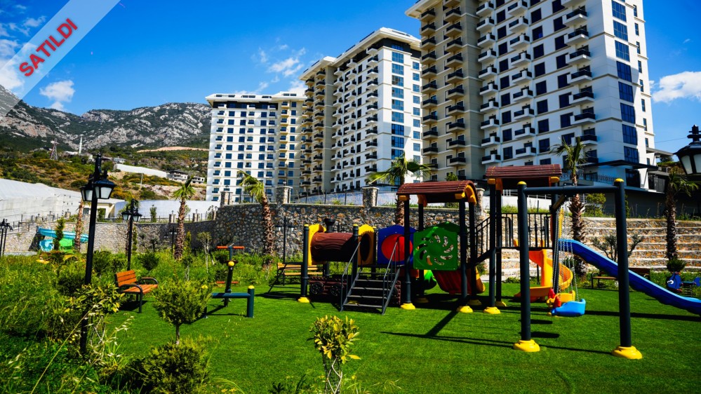 Sea View 2+1 Apartment for Sale in Alanya Mahmutlar | Exodus Resort Comfort City