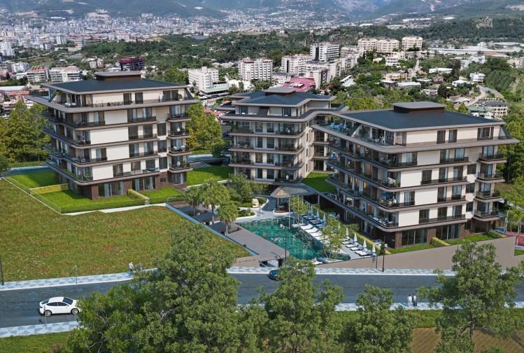 Sea View New Complex in Kestel