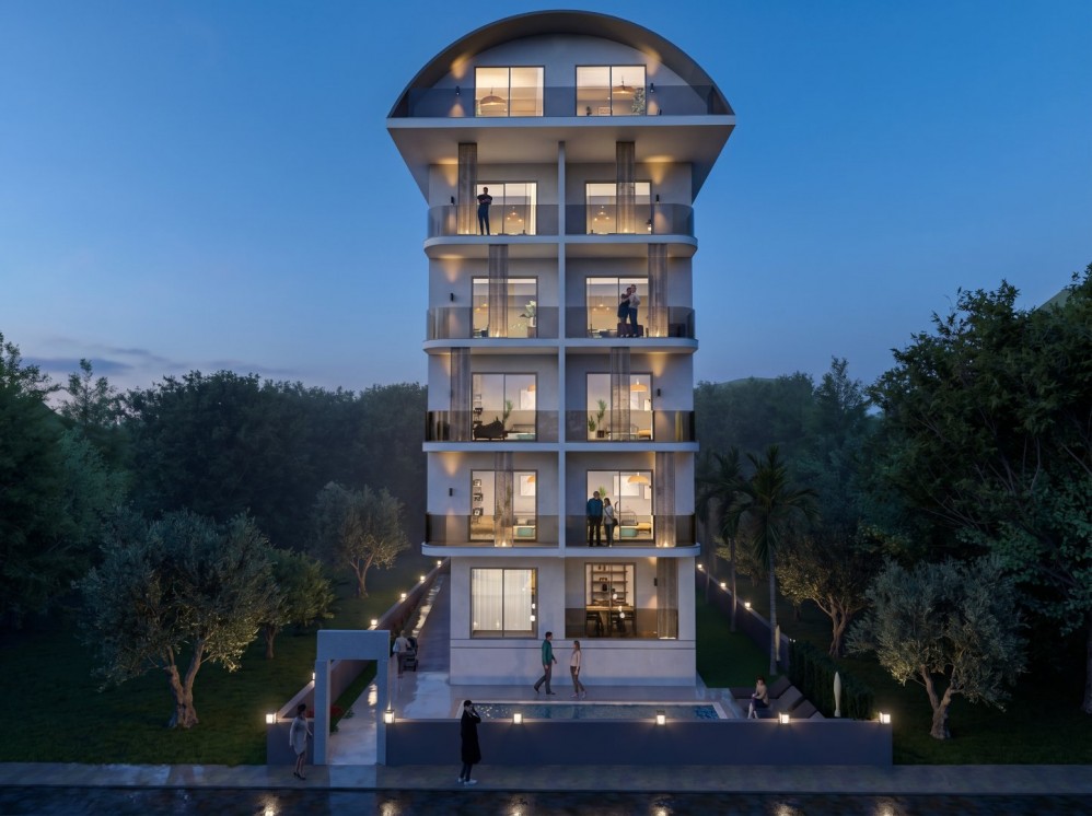 Wohnungen zum Verkauf 50 m vom Kleopatra-Strand, Alanya | Neues Projekt & Investmentchance