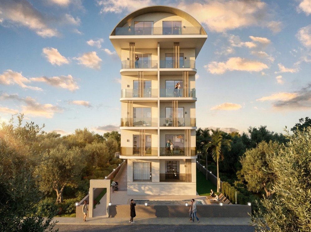 Wohnungen zum Verkauf 50 m vom Kleopatra-Strand, Alanya | Neues Projekt & Investmentchance