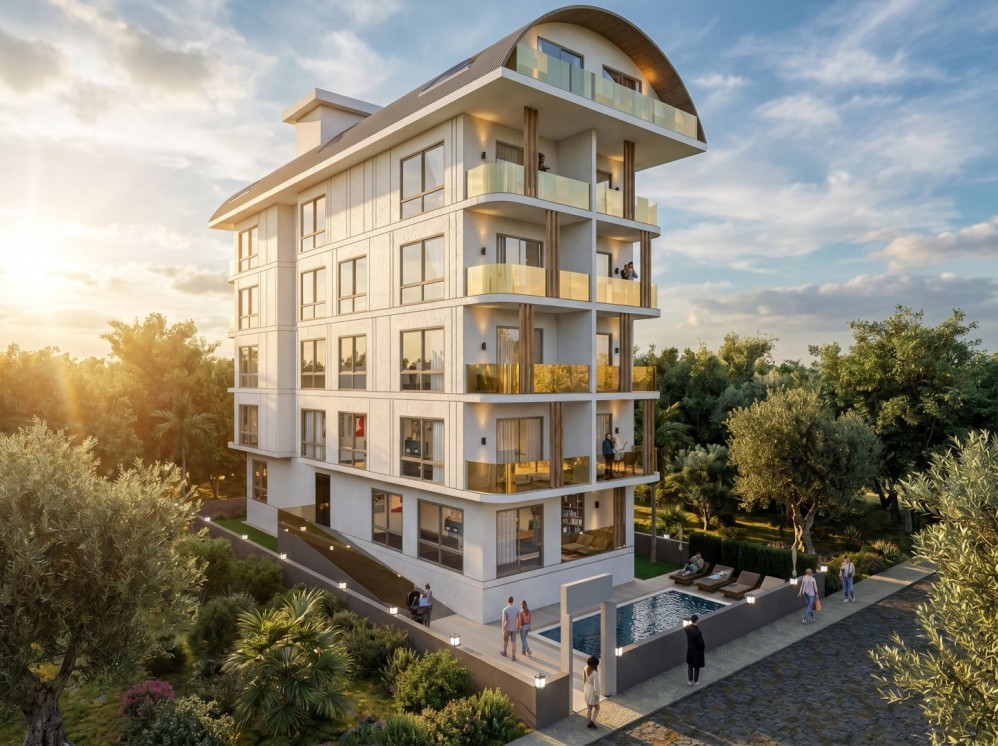 Wohnungen zum Verkauf 50 m vom Kleopatra-Strand, Alanya | Neues Projekt & Investmentchance
