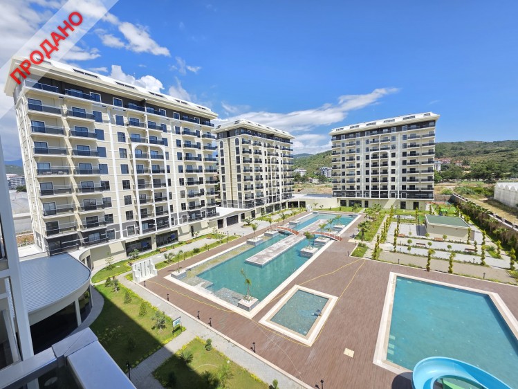 Exodus Riverside Аланья Квартира 1+1 на продажу – Высокодоходная инвестиция и современная жизнь