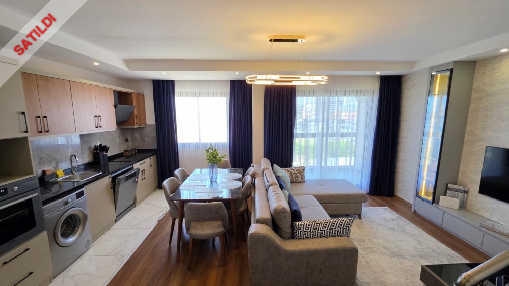 دوبلکس ۲+۱ مبله برای فروش در آلانیا پایالار | زندگی با استخر و امکانات رفاهی در Faralya Residence