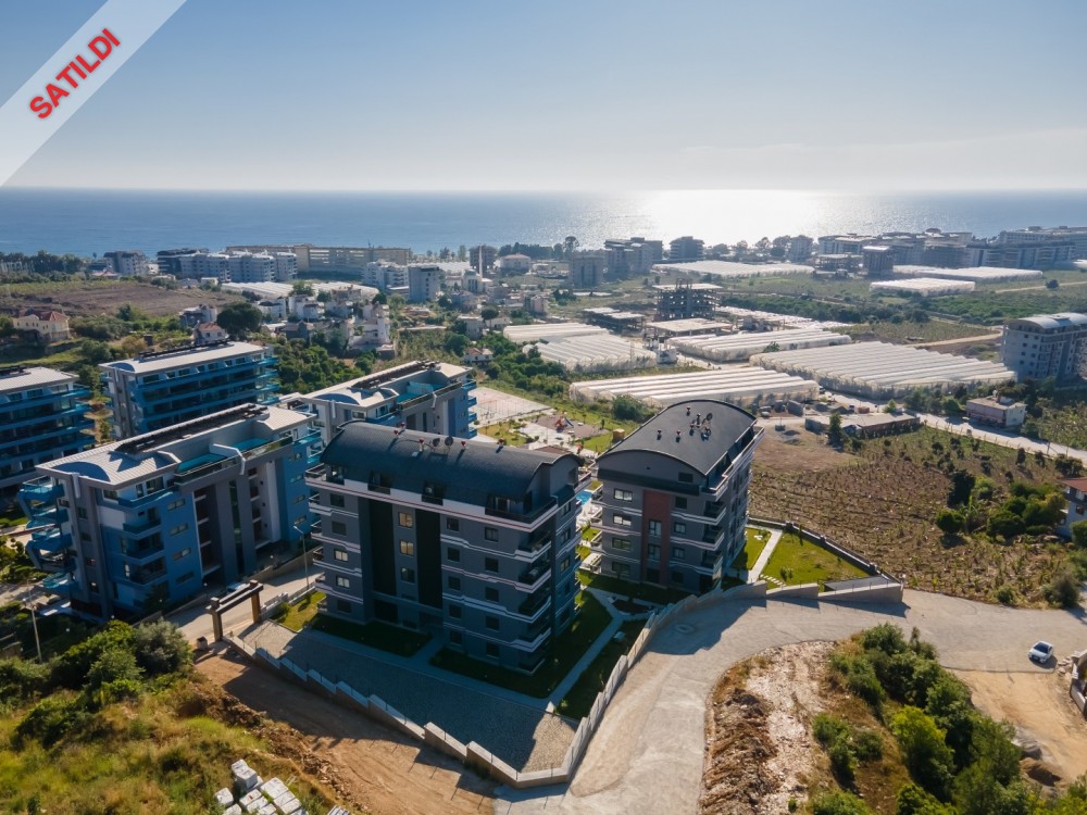 Furnished 1+1 Apartment For Sale In Alanya | 700 Meters To The Sea | Luxury Residence With Swimming Pool