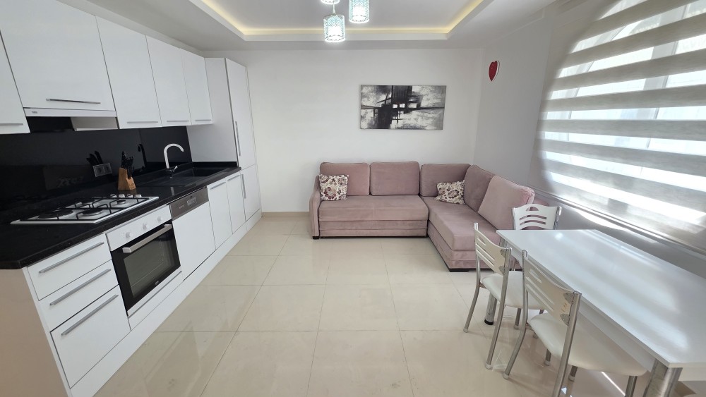 Furnished 1+1 Apartment for Sale in Alanya Kızlarpınarı Best Home 17 | Near Sea | Residency Eligible