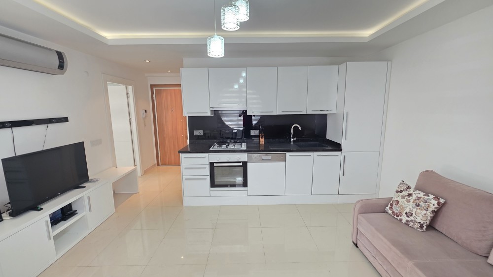 Furnished 1+1 Apartment for Sale in Alanya Kızlarpınarı Best Home 17 | Near Sea | Residency Eligible