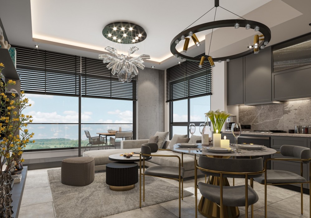 High Investment Potential Apartments for Sale in Alanya Saray Modern Living Space