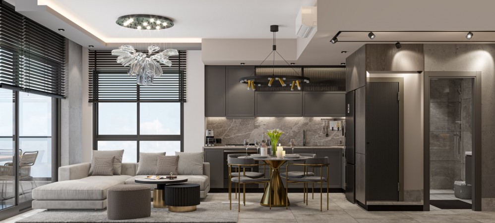 High Investment Potential Apartments for Sale in Alanya Saray Modern Living Space