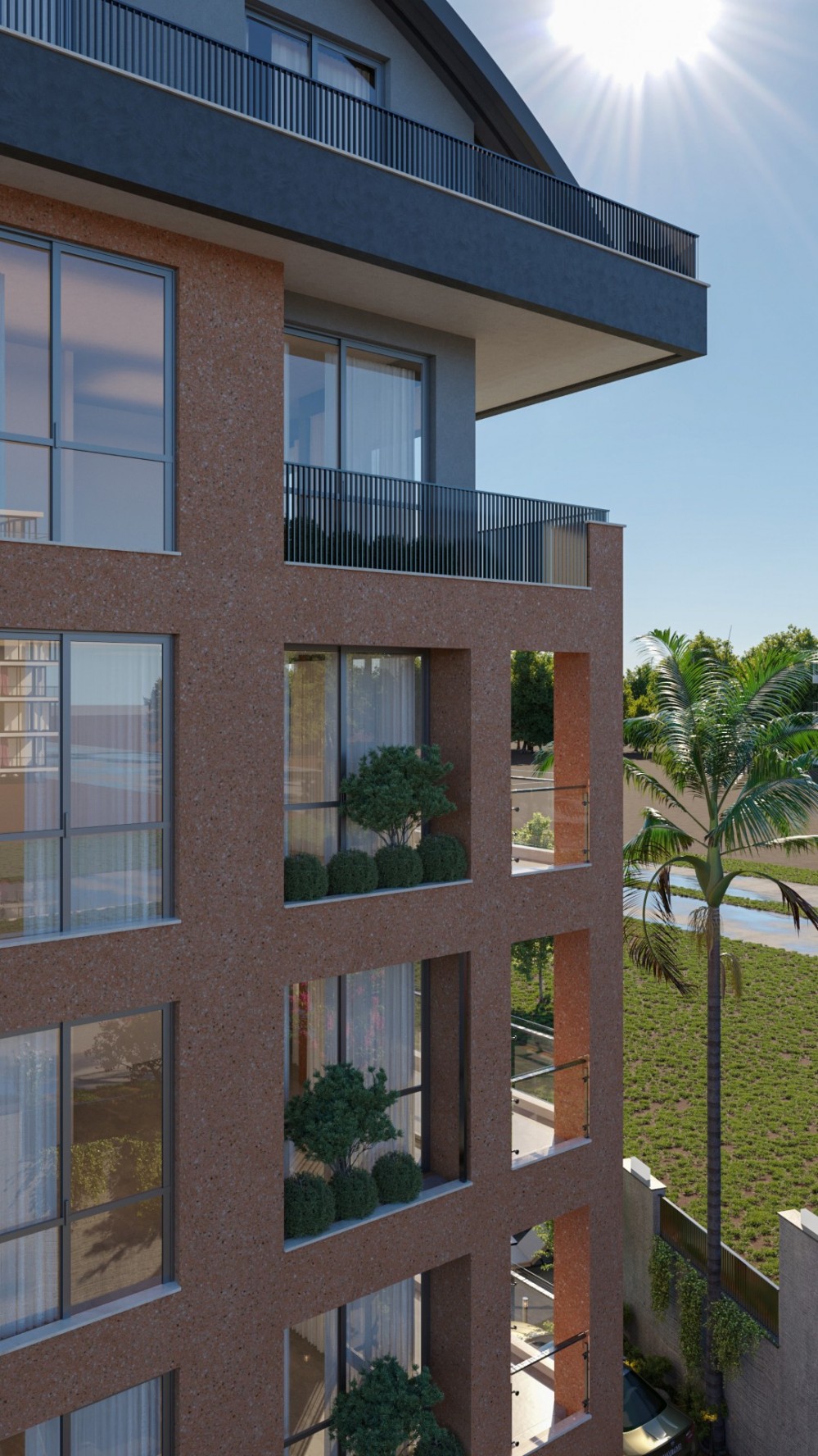New Residential Project in Bektaş, Alanya | Apartments for Sale Offering Comfortable Living