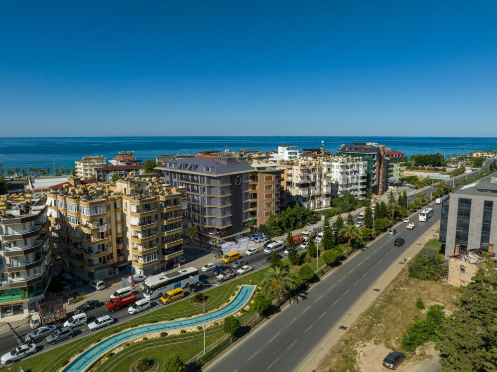 Luxury Apartments for Sale in Alanya City Center, 180 Meters from Cleopatra Beach High Investment Potential