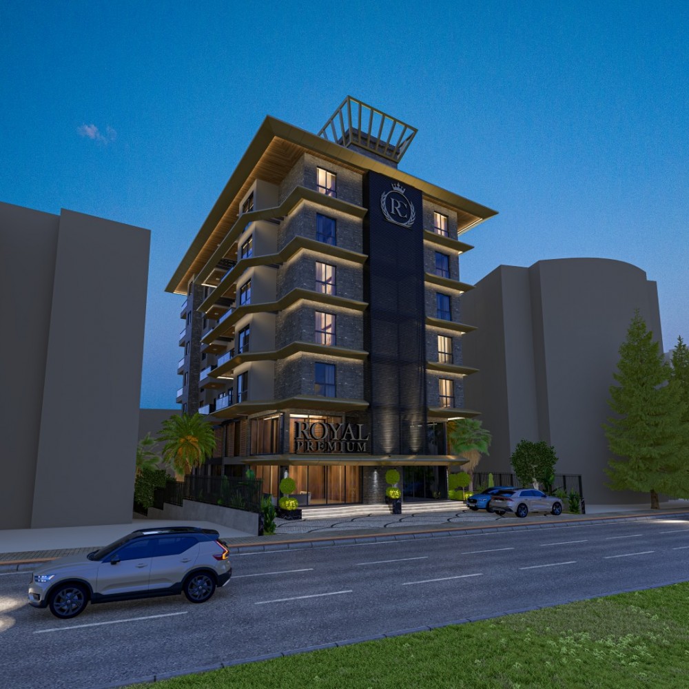 Luxury Apartments for Sale in Alanya City Center, 180 Meters from Cleopatra Beach High Investment Potential