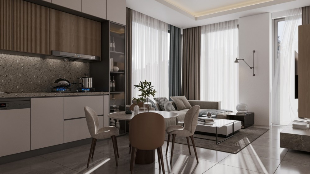 Luxury Apartments for Sale in One of Alanya's Most Prestigious Areas Within Walking Distance of Cleopatra Beach