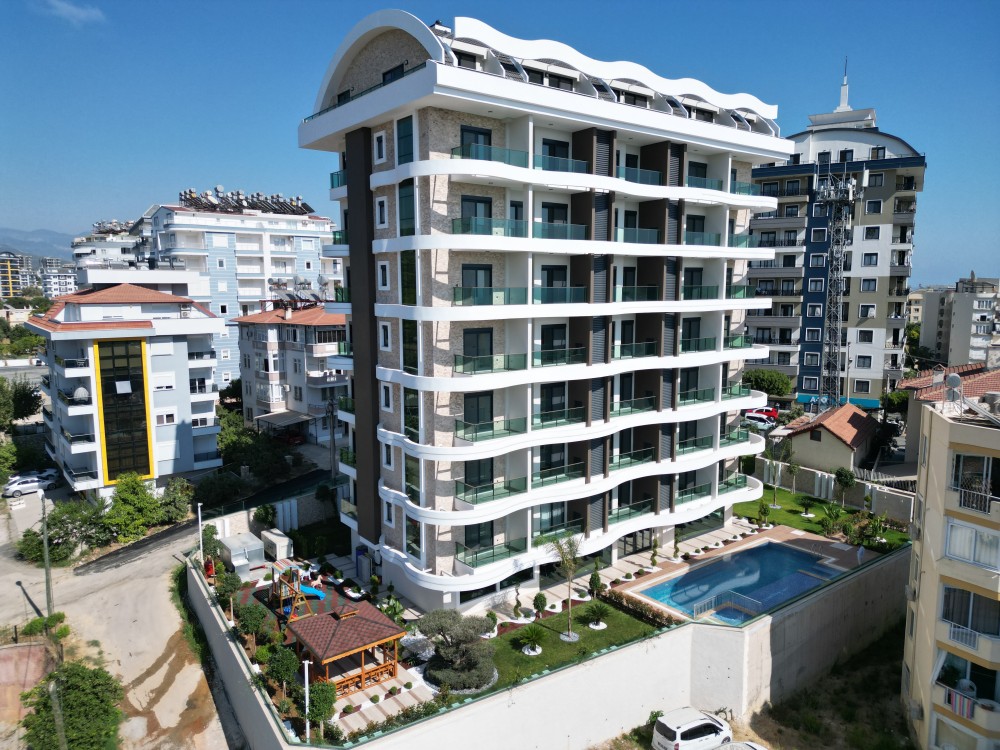 Pay 50%, Get Keys | Full Sea View 1+1 Apartment in Avsallar, Alanya