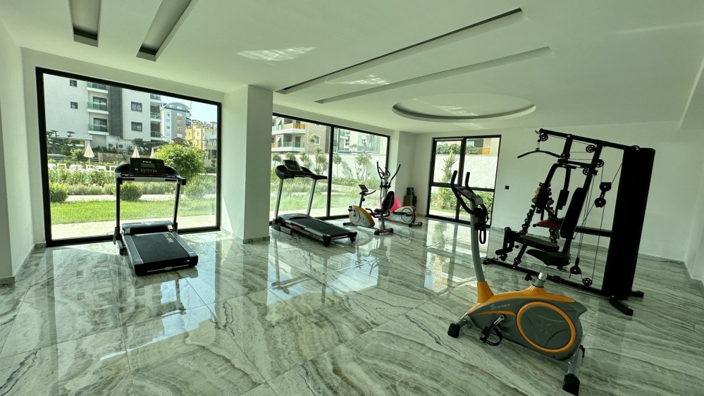Avsallar site, fitness salonu61 m² geniş 1+1, %30 peşin + 24 ay %0 faiz