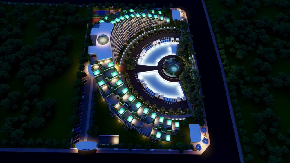 Квартиры в Алтынташе, Анталия — Новостройка на 14 000 м² с частными бассейнами