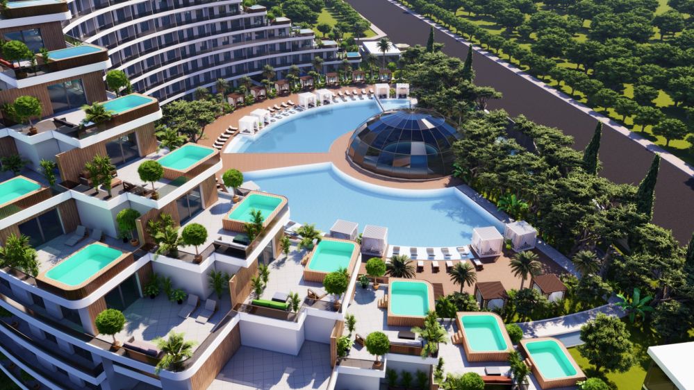 A unique investment project in the area of Altyn Tash, Antalya, 37-54 m2