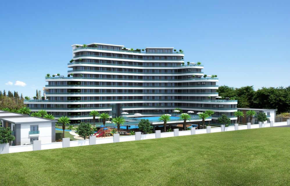 An exclusive investment project of 37-158 m2 in the Golden Stone district of Antalya