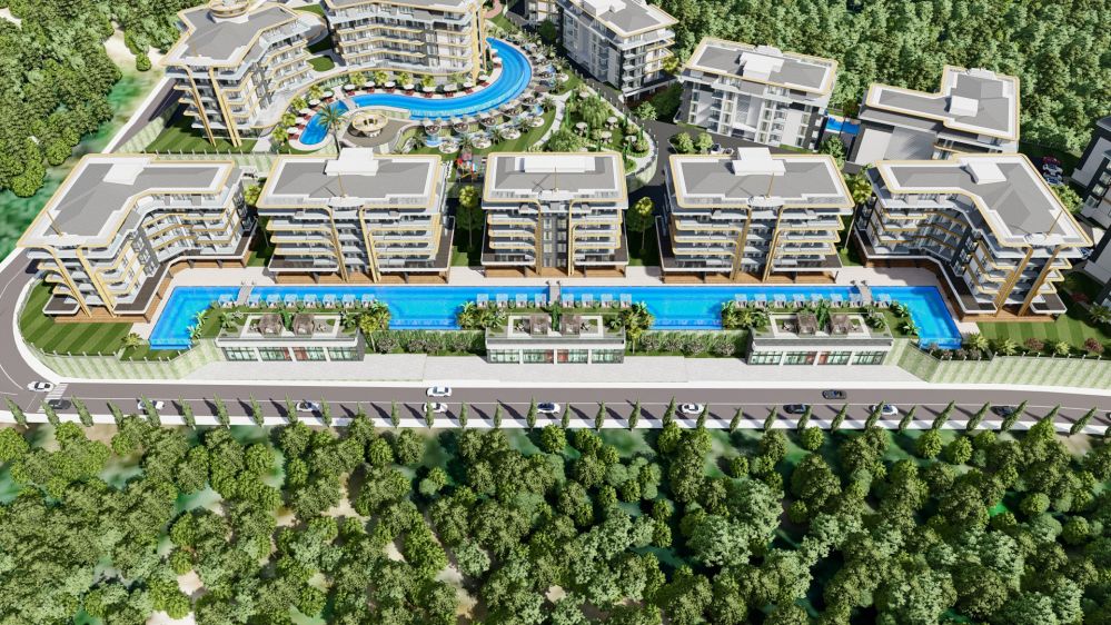 Luxury investment project in the elite area of Alanya Kestel