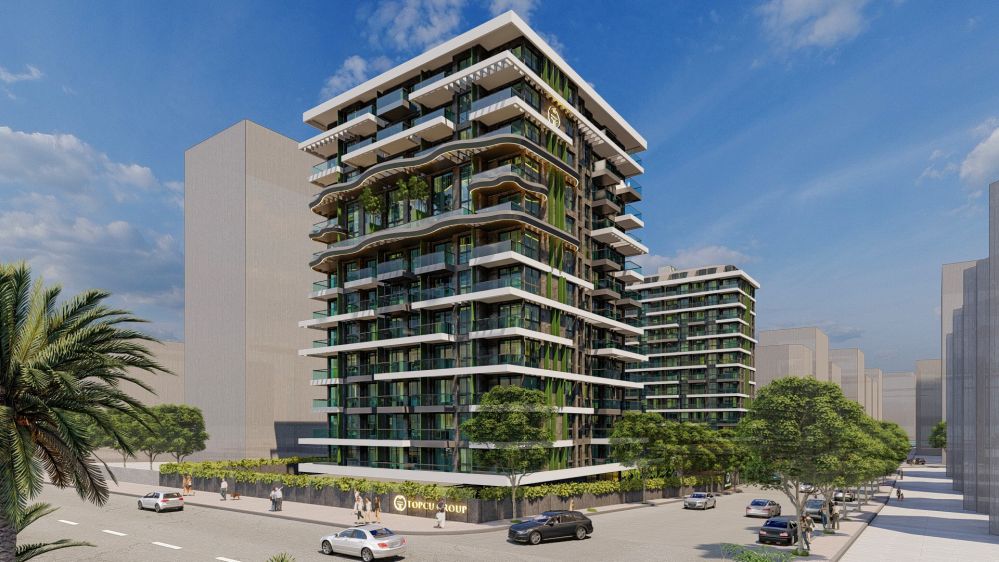 Mahmutlar’da denize sıfır konumda modern mimarili lüks konut projesi.Alanya Mahmutlar'da Denize Sıfır ve Merkeze Yakın Yeni Ultra Lüks Konut Projesi