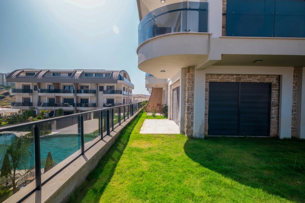 Элитный жилой комплекс с видом на море в Каргыджаке, Аланья