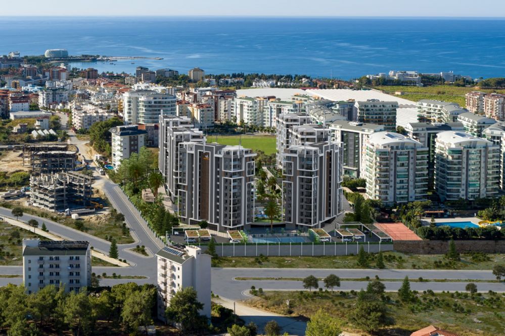 Modern architecture with stunning sea and mountain views.Luxury Apartments in Avsallar – Modern Residence for Smart Investors