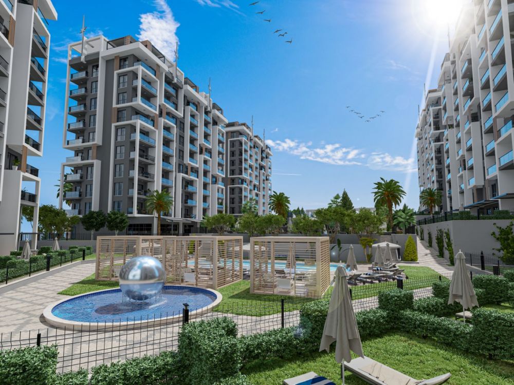 Bright and spacious living areas designed for comfort and relaxation.Luxury Apartments in Avsallar – Modern Residence for Smart Investors